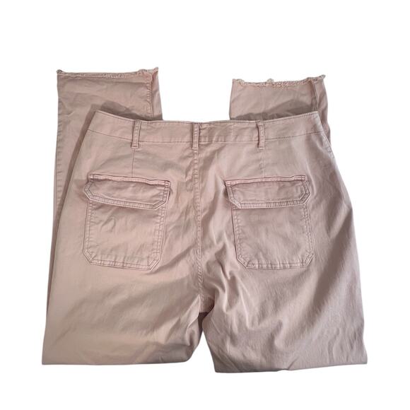 Pilcro Anthropologie Utility Pants Womens Blush Pink Size 31 Boho Whimsical - Picture 6 of 11